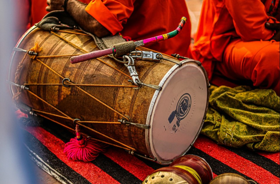 Custom dhol event setup
